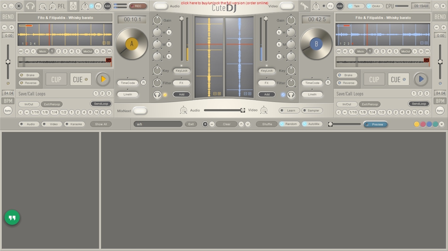 CuteDJ – DJ Software 4.3.5 for Windows Screenshot 2