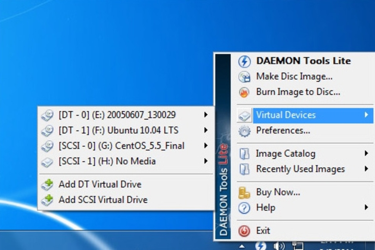 DAEMON Tools 5.7.0 for Windows Screenshot 2