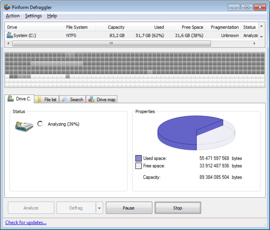 Defraggler 2.22.995 for Windows Screenshot 3