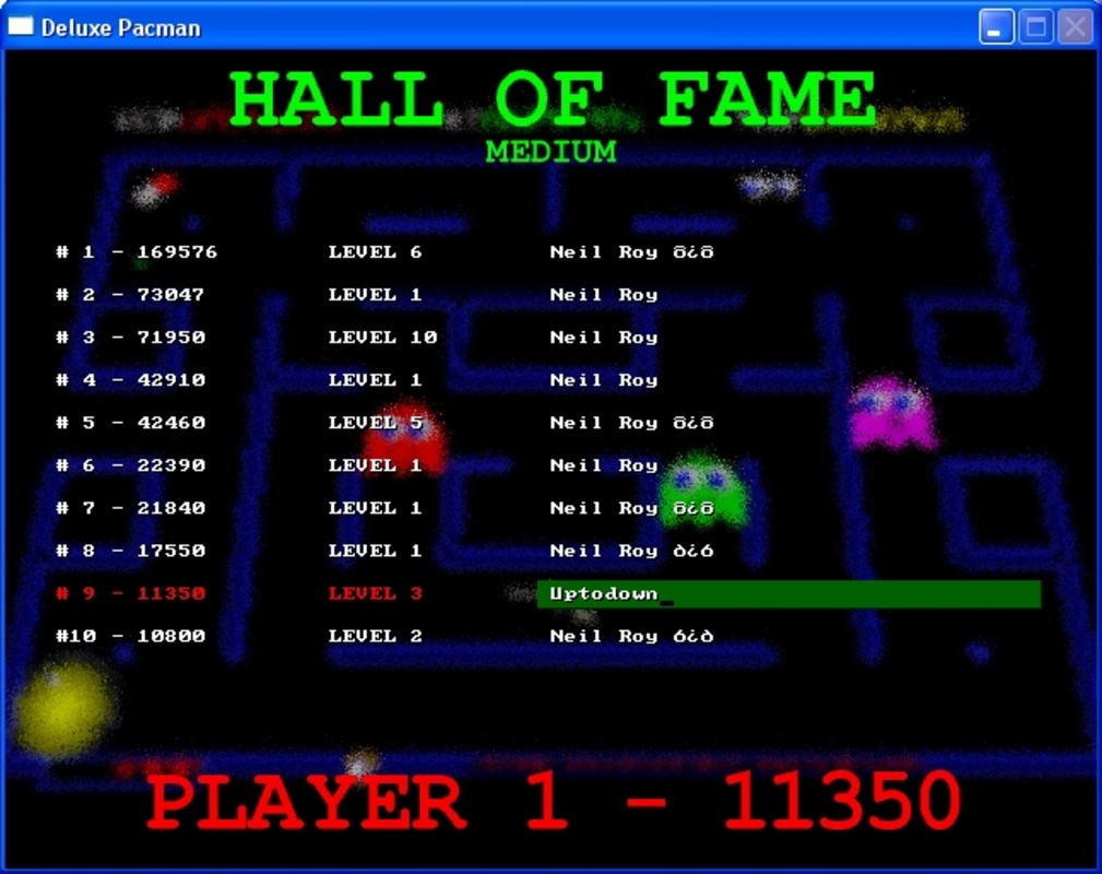 Deluxe Pacman 1.93 for Windows Screenshot 2