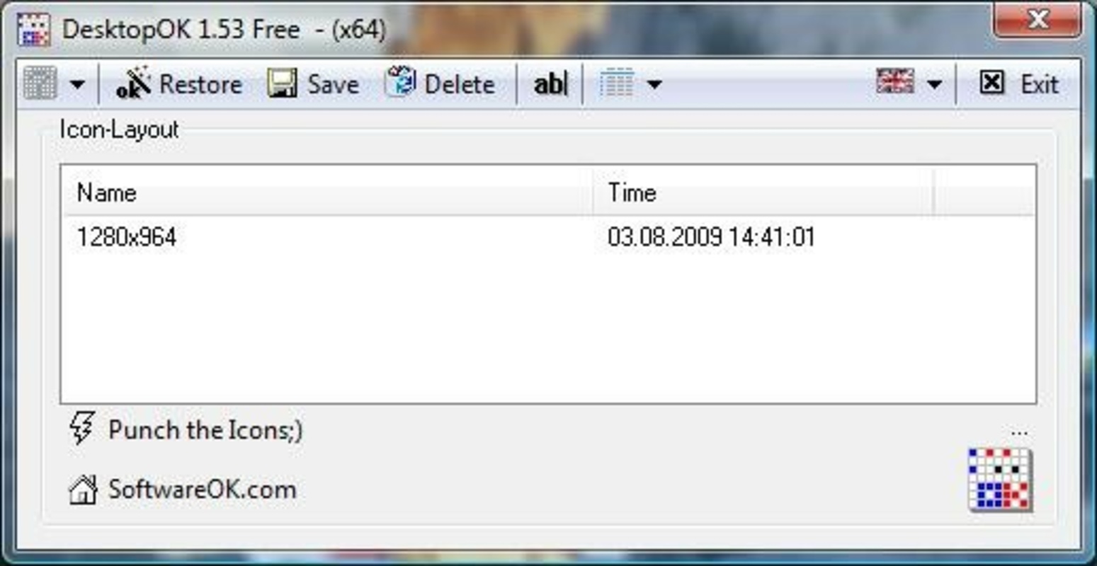 DesktopOK 10.66 for Windows Screenshot 2