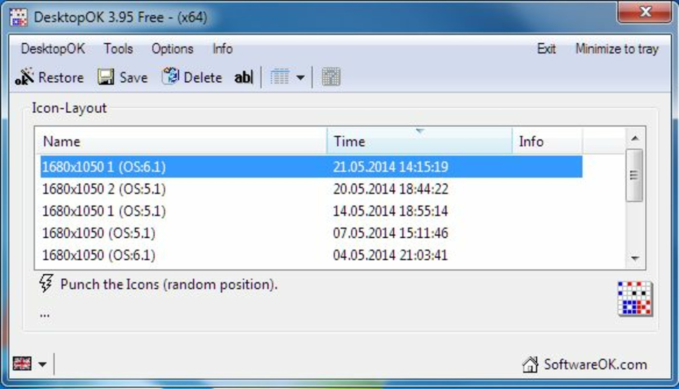 DesktopOK 10.66 for Windows Screenshot 3