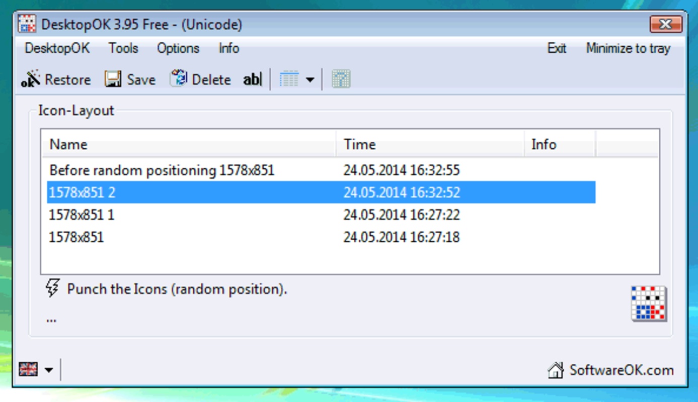 DesktopOK 10.66 for Windows Screenshot 4