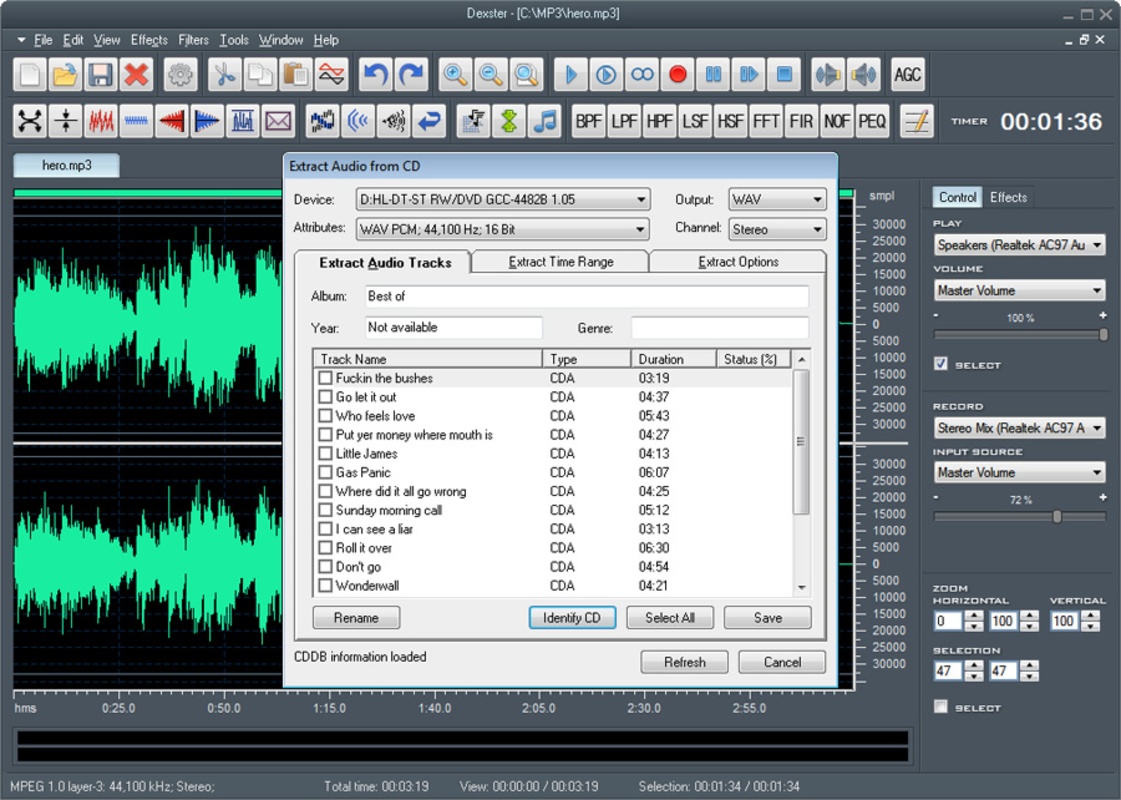 Dexster Audio Editor  for Windows Screenshot 3