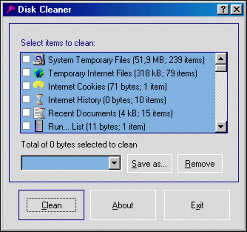 Disk Cleaner 3.1.1.4 for Windows Screenshot 5
