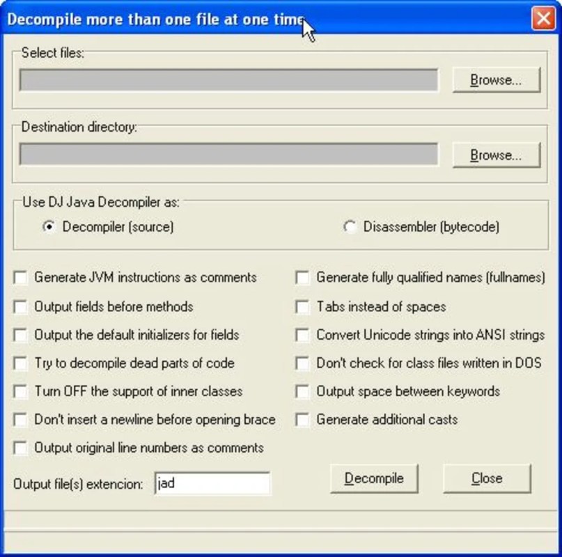 DJ Java Decompiler 3.10.10.93 for Windows Screenshot 3