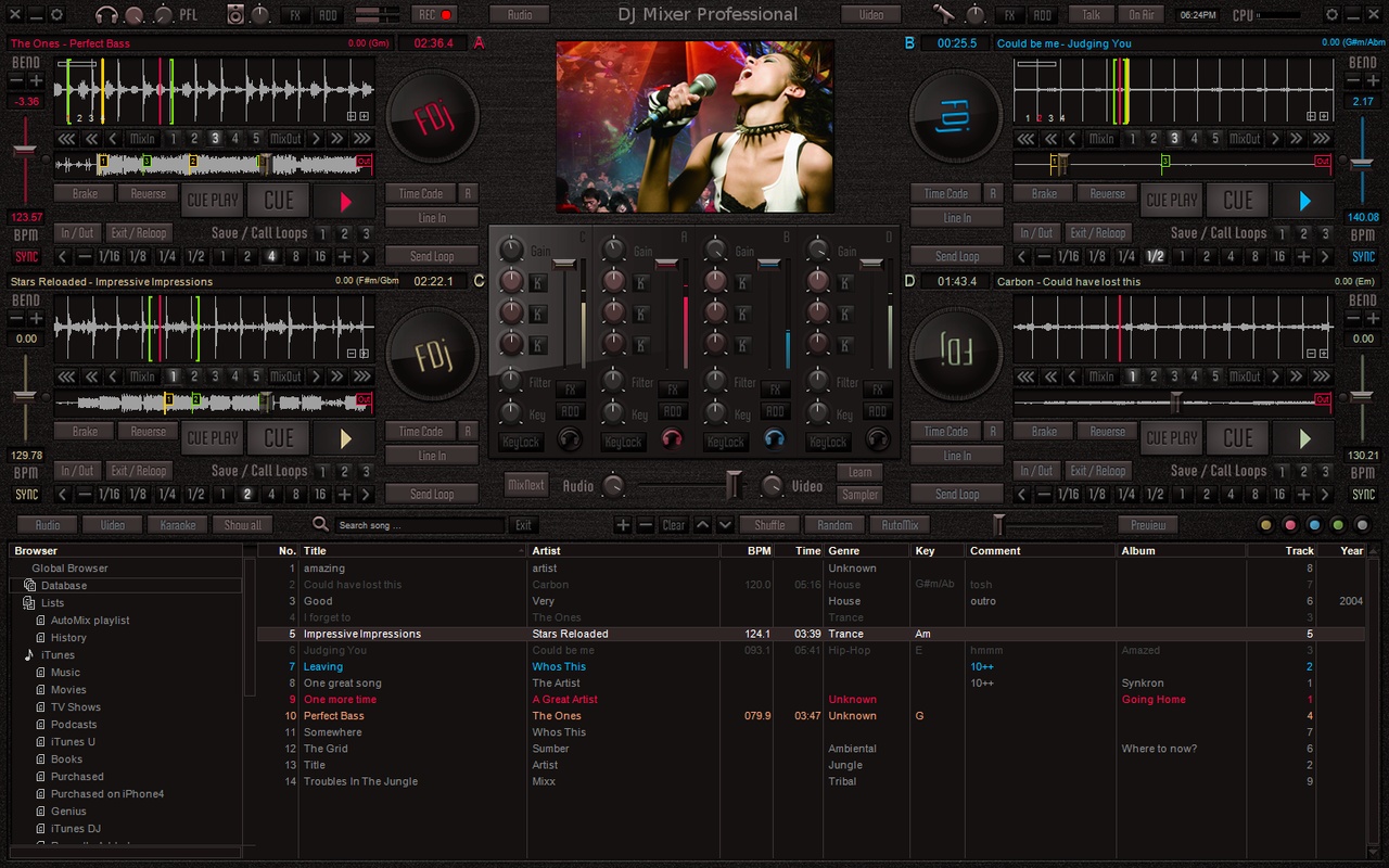 DJ Mixer Express 5.8.3 feature