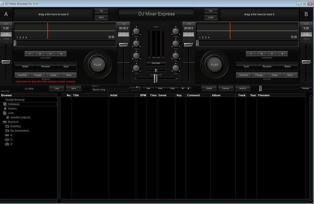 DJ Mixer Express 5.8.3 for Windows Screenshot 6