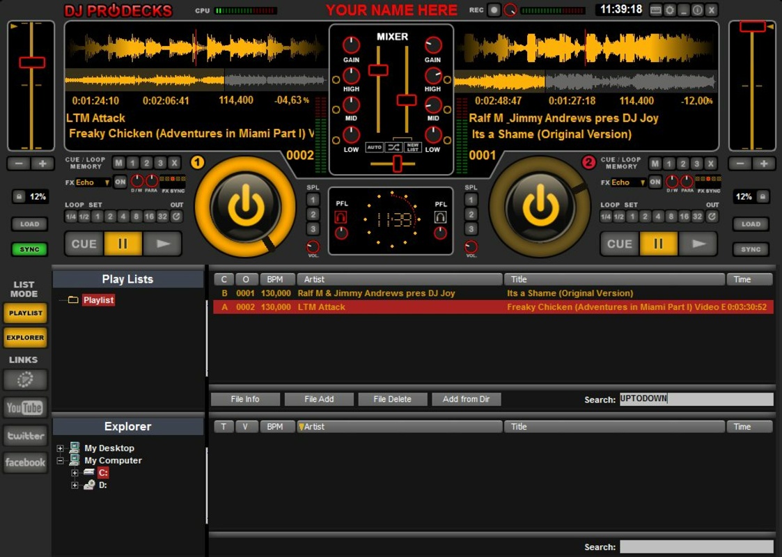 DJ ProDecks 2.0 for Windows Screenshot 2