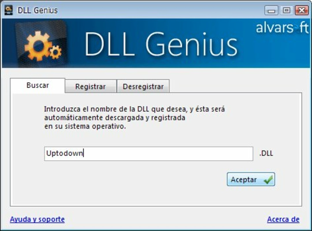 DLL Genius 1.0 for Windows Screenshot 1