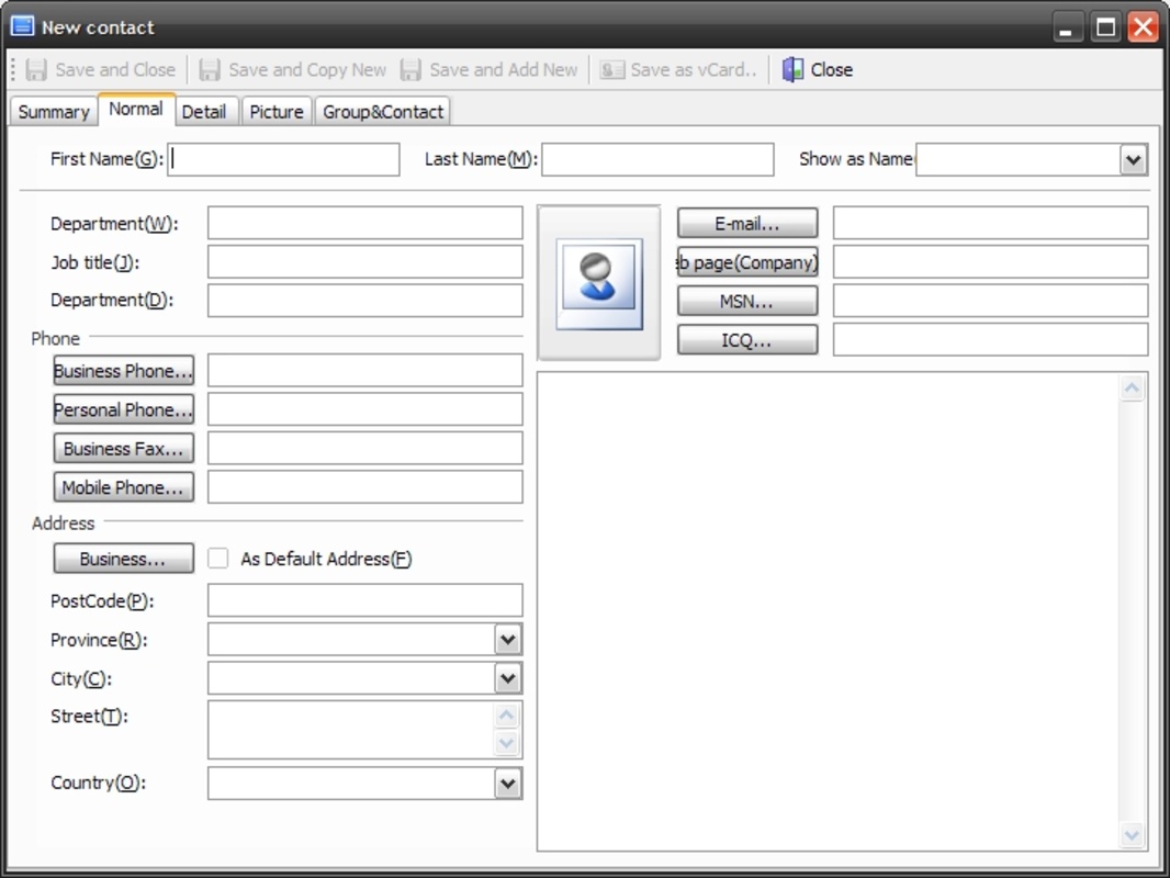 DreamMail 6.6.6.6 for Windows Screenshot 5