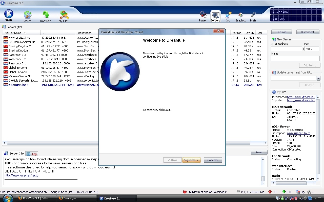 DreaMule 3.2 for Windows Screenshot 3