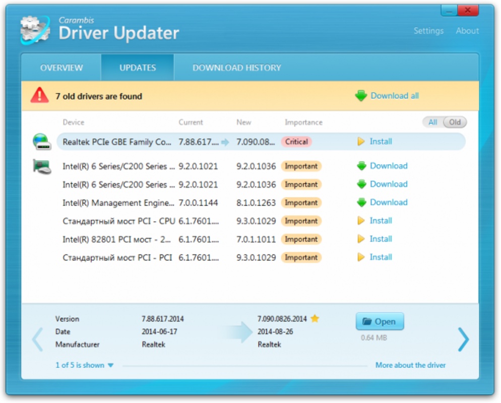 Driver Updater 2.6.1.2357 for Windows Screenshot 2