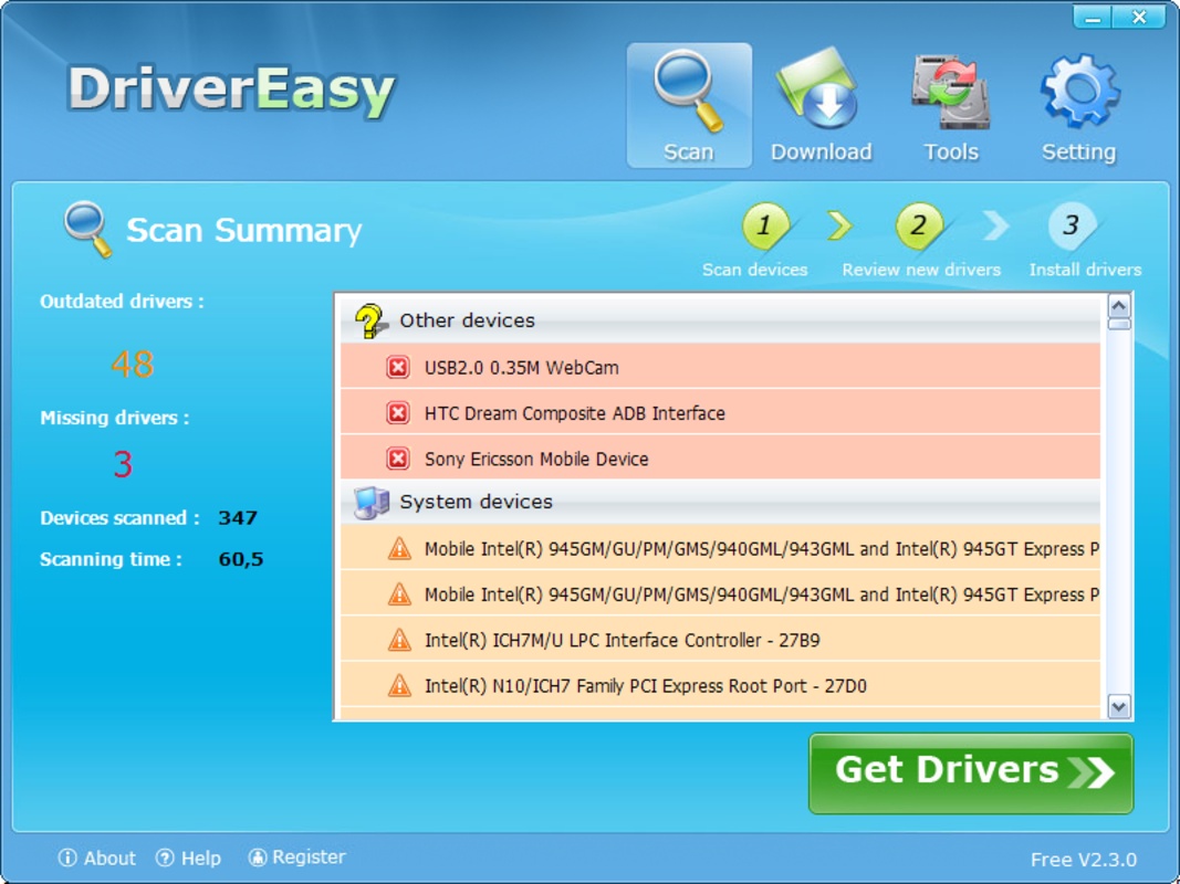 DriverEasy 5.7.4.11854 for Windows Screenshot 2