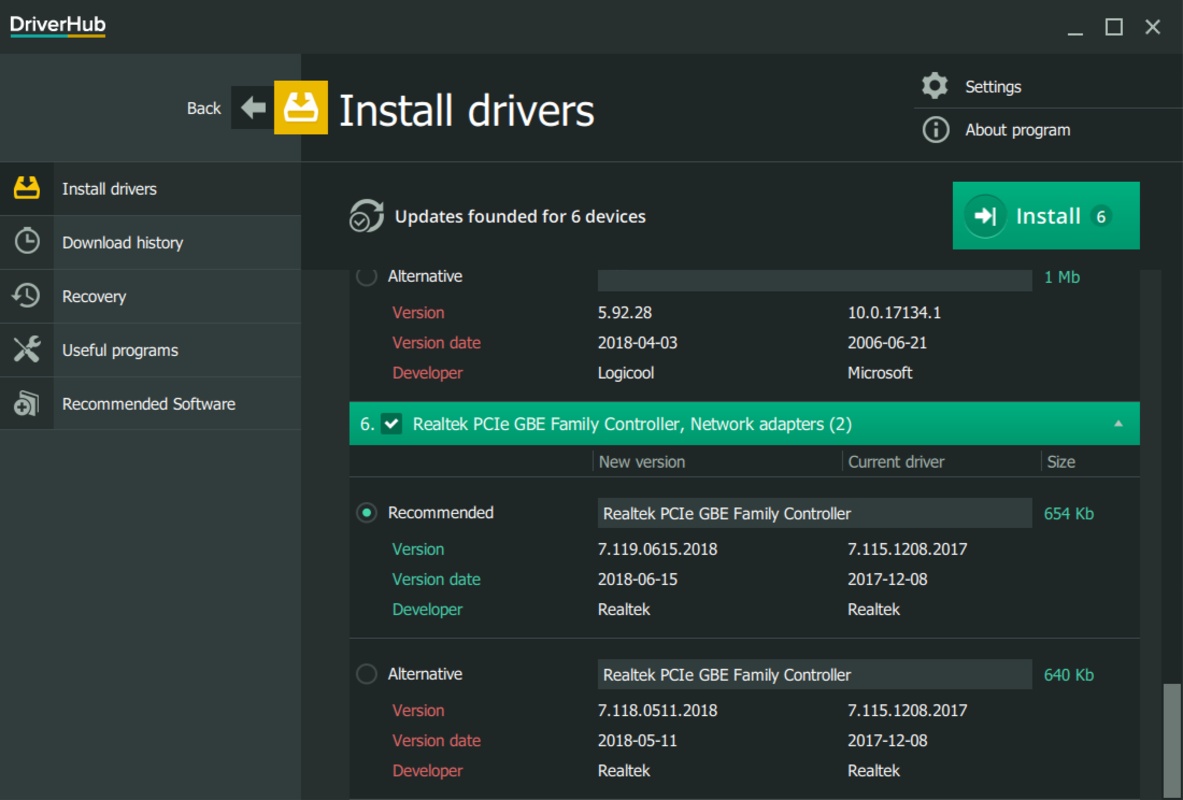 DriverHub 1.3.9.2238 for Windows Screenshot 5
