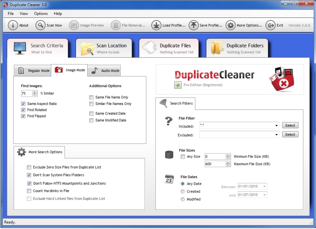 Duplicate Cleaner 5.19.0.0 for Windows Screenshot 1