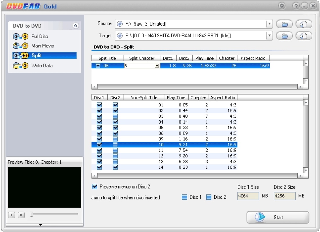 DVDFab DVD Copy 12.1.0.3 for Windows Screenshot 2