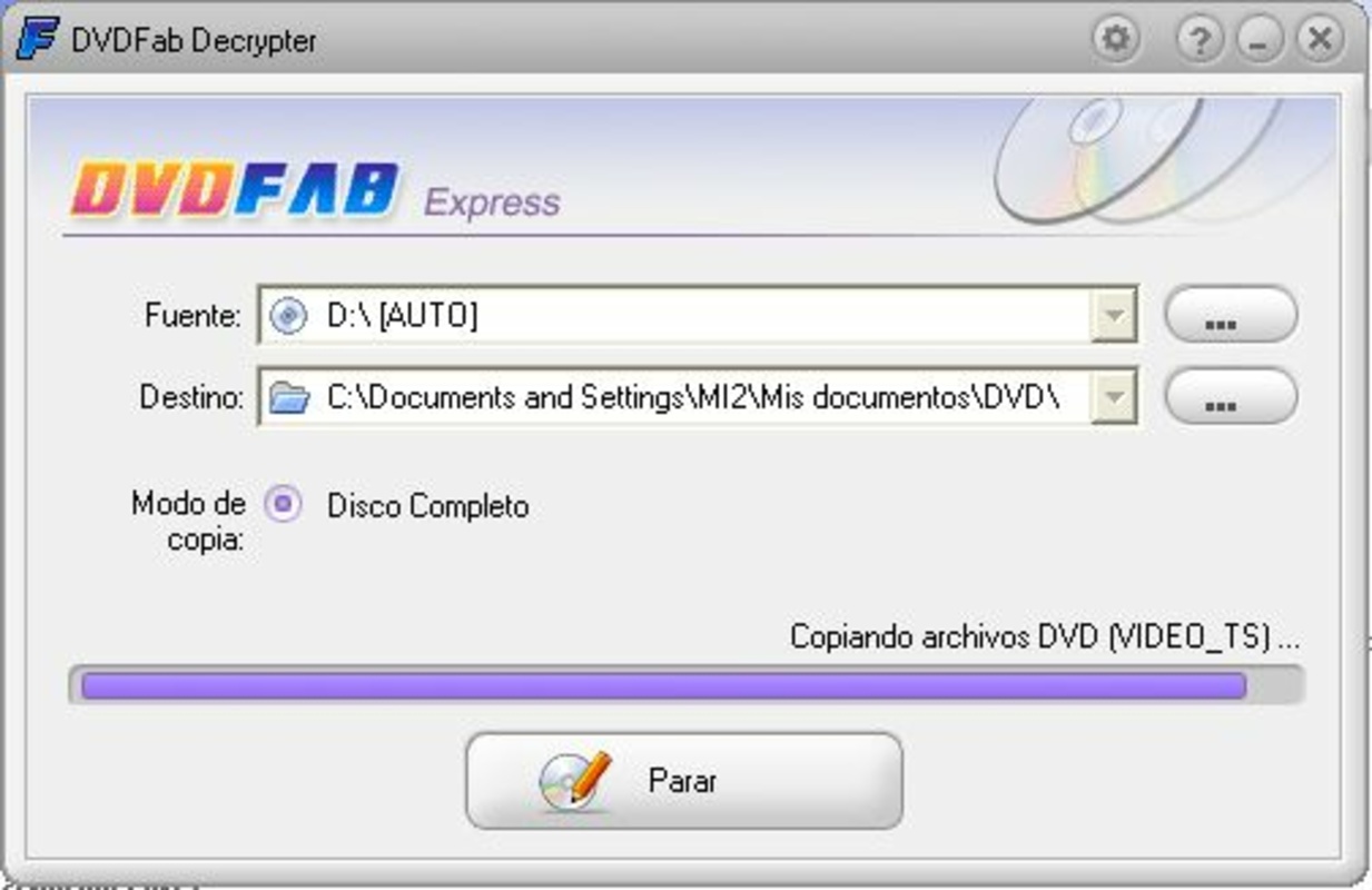 DVDFab HD Decrypter 9.2.3.1 for Windows Screenshot 1