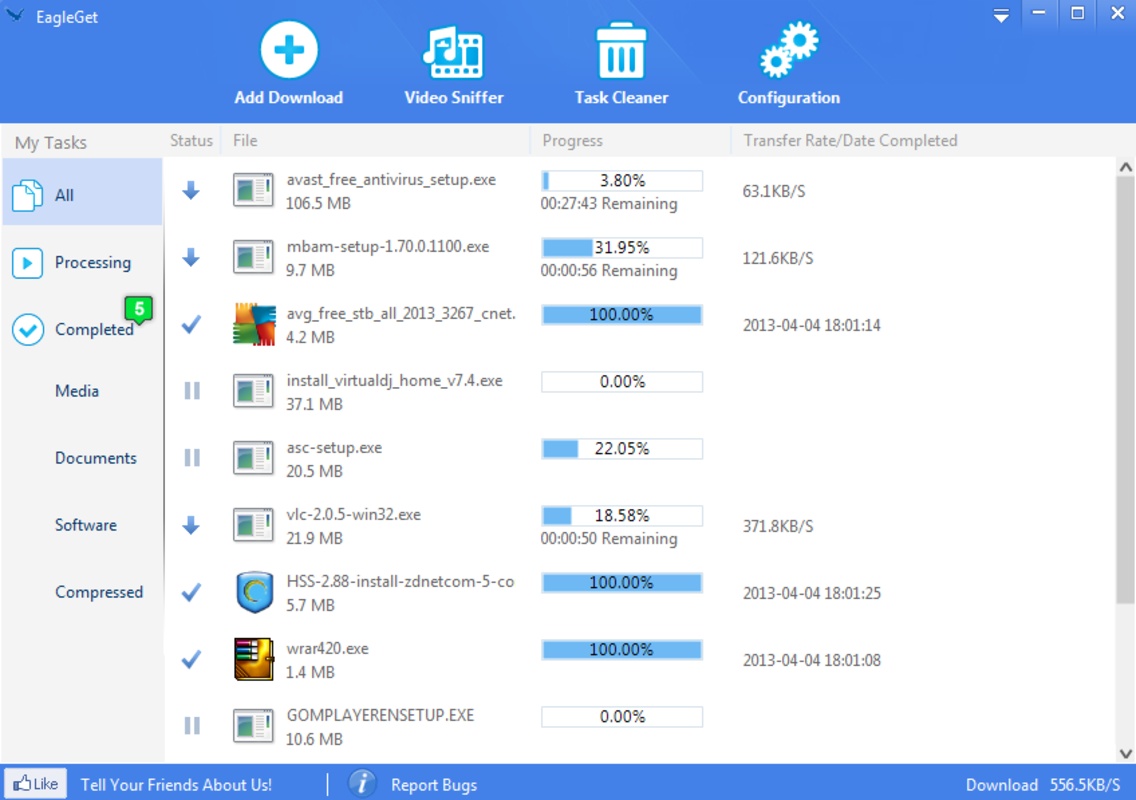EagleGet 2.1.6.50 for Windows Screenshot 3