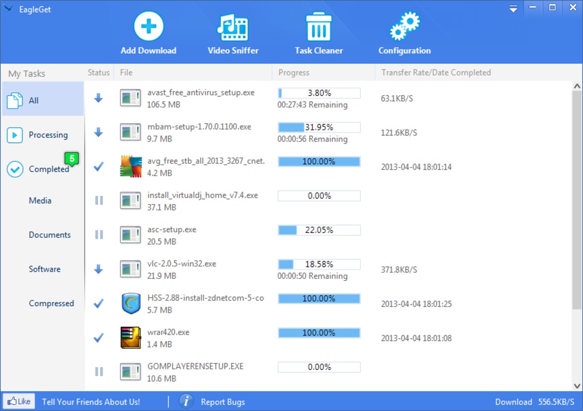 EagleGet 2.1.6.50 for Windows Screenshot 4