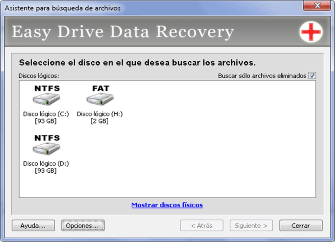 Easy Drive Data Recovery 3.0 for Windows Screenshot 1