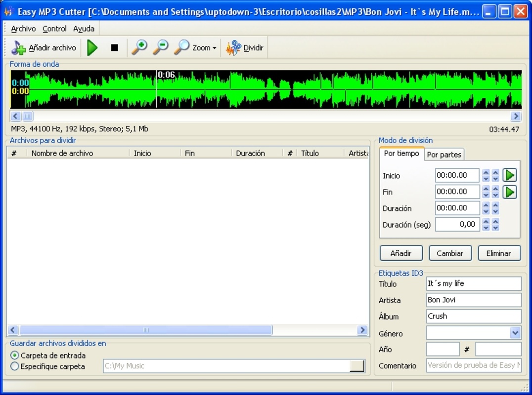 Easy MP3 Cutter 3.0 feature