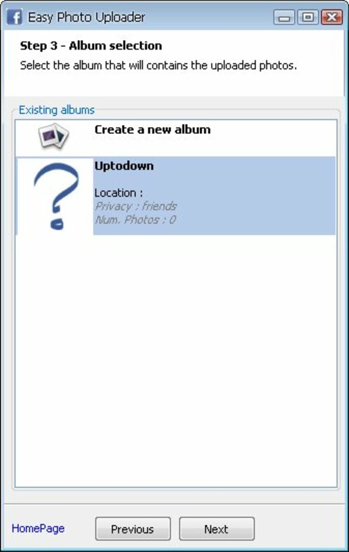 Easy Photo Uploader for Facebook 3.0.2.0 for Windows Screenshot 4