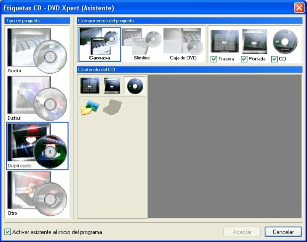 Etiquetas CD – DVD Expert 4.15 for Windows Screenshot 1