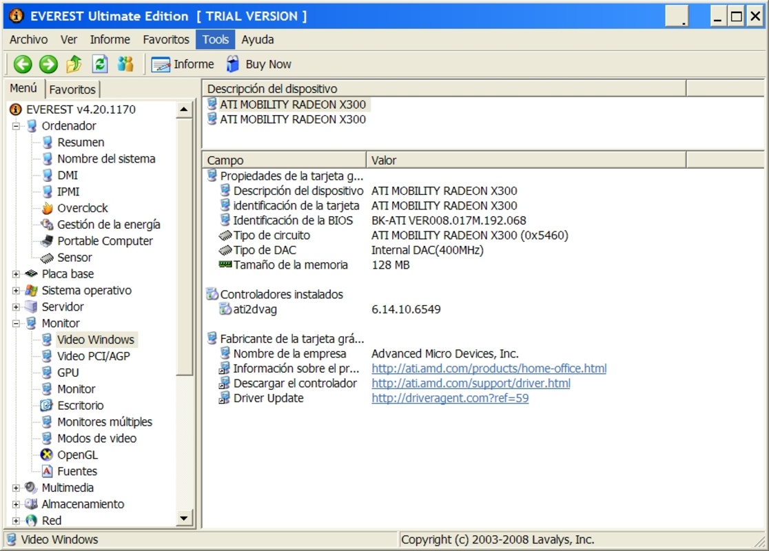 Everest Ultimate Edition 4.60 for Windows Screenshot 4