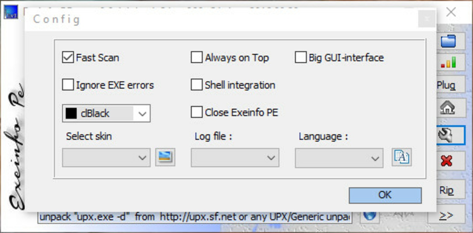 Exeinfo PE 0.0.8.0 BETA for Windows Screenshot 3