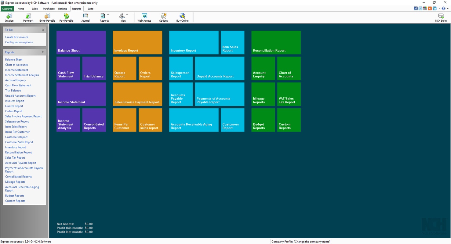 Express Accounts Free Accounting Software 10.00 for Windows Screenshot 10