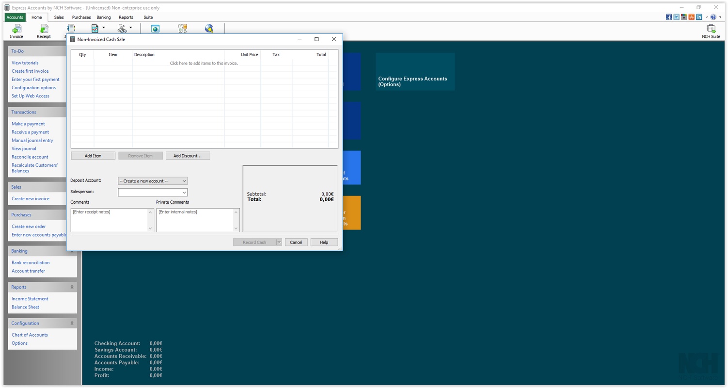 Express Accounts Plus 10.00 for Windows Screenshot 5