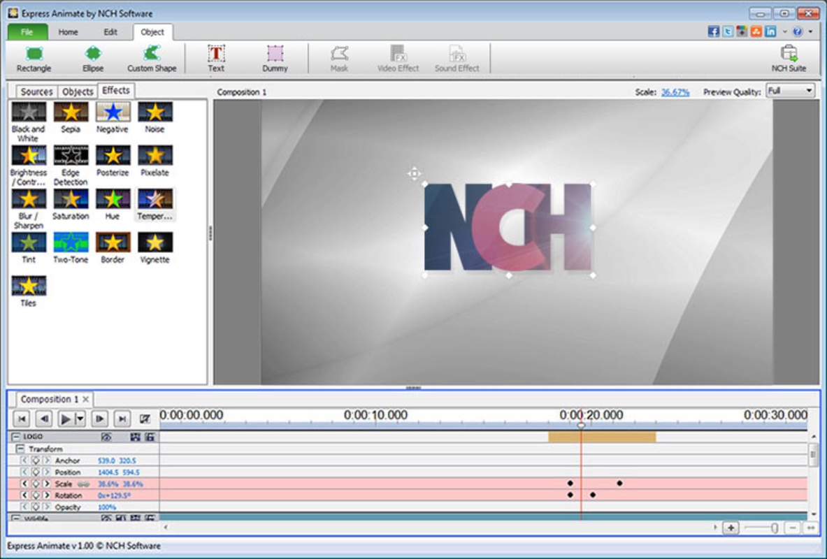 Express Animate Free Animation Software 9.30 for Windows Screenshot 3