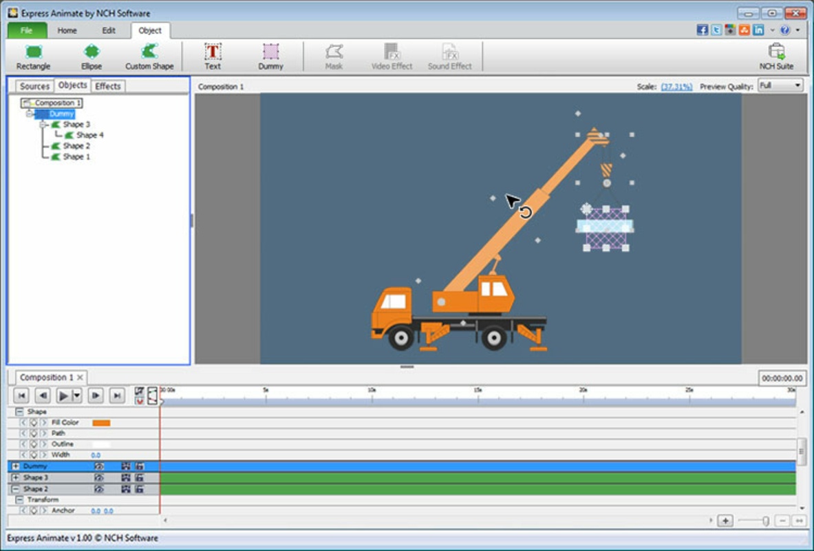 Express Animate Free Animation Software 9.30 for Windows Screenshot 6