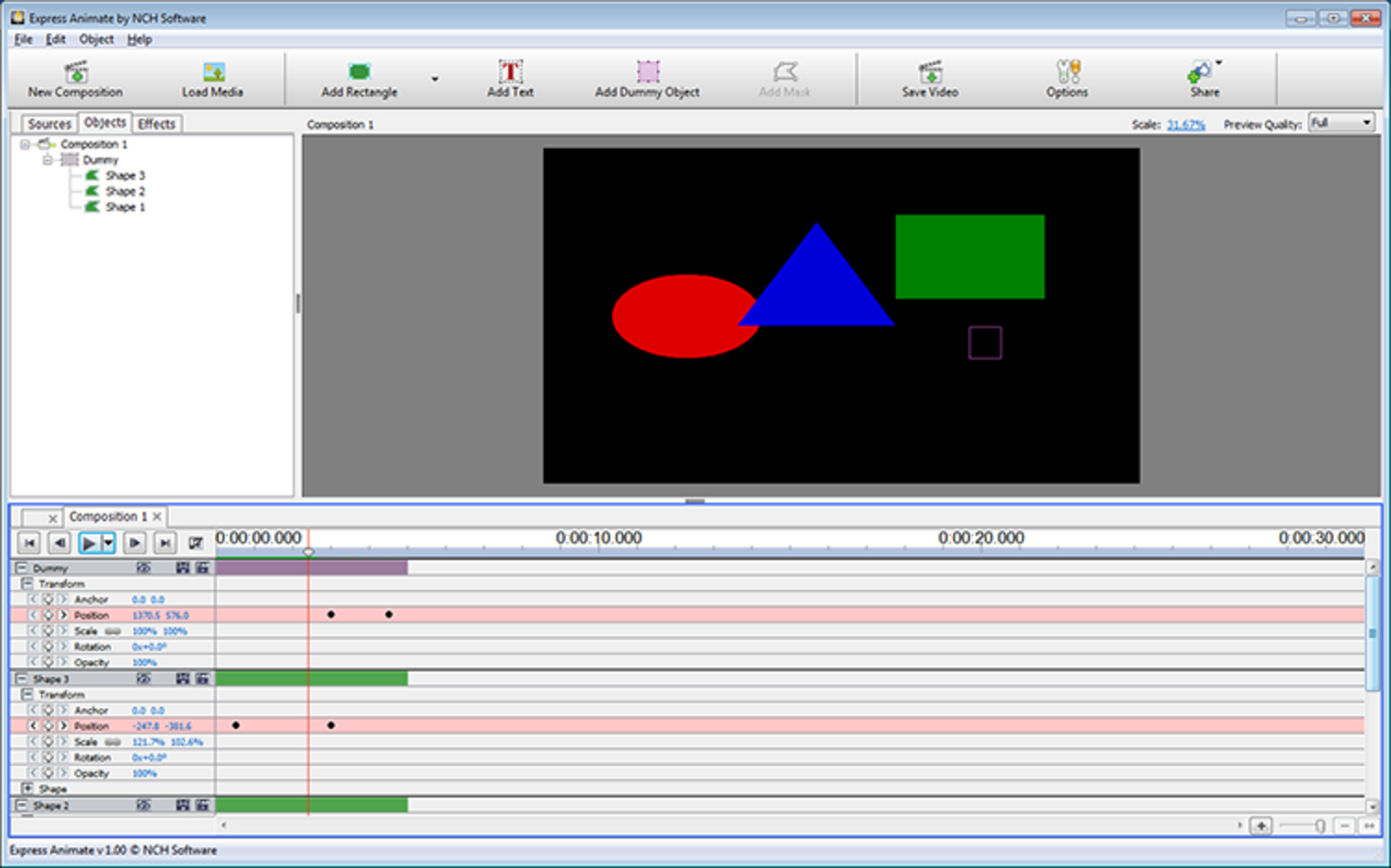 Express Animate Free Animation Software 9.30 for Windows Screenshot 7