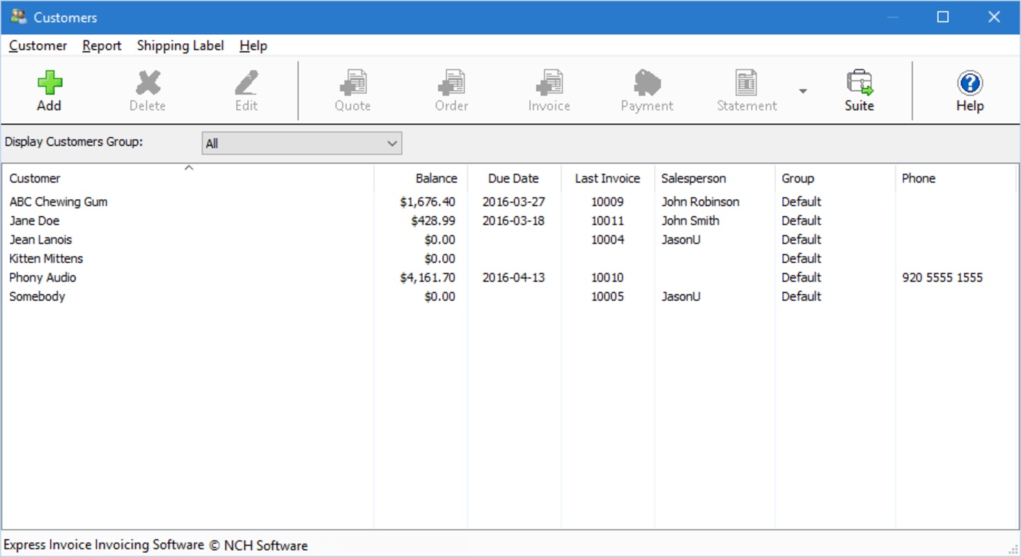 Express Invoice Professional 9.30 for Windows Screenshot 2