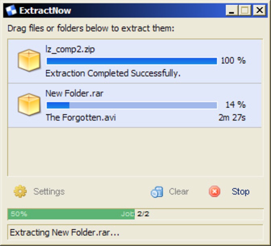 ExtractNow 4.8.3.0 feature