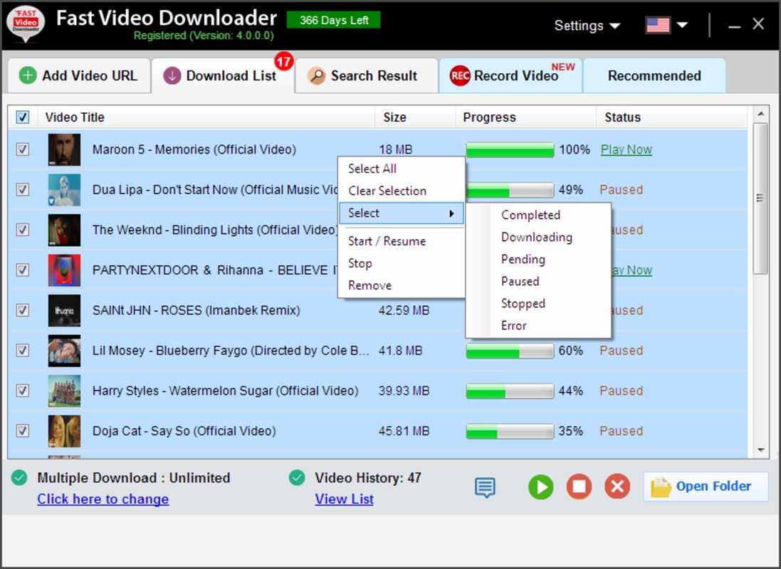 Fast Video Downloader 4.0.0.46 for Windows Screenshot 16