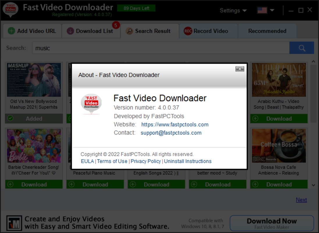 Fast Video Downloader 4.0.0.54 download the new for windows