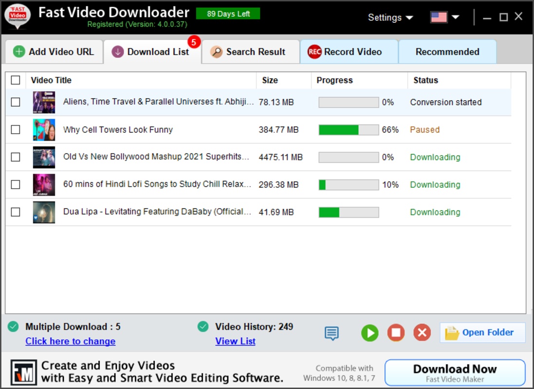 Fast Video Downloader 4.0.0.46 for Windows Screenshot 7