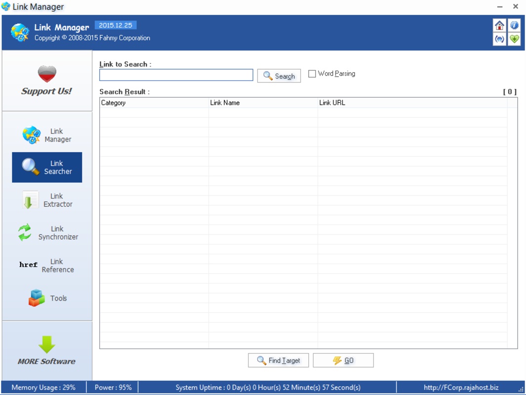 FCorp – Link Manager 2016.8 for Windows Screenshot 3