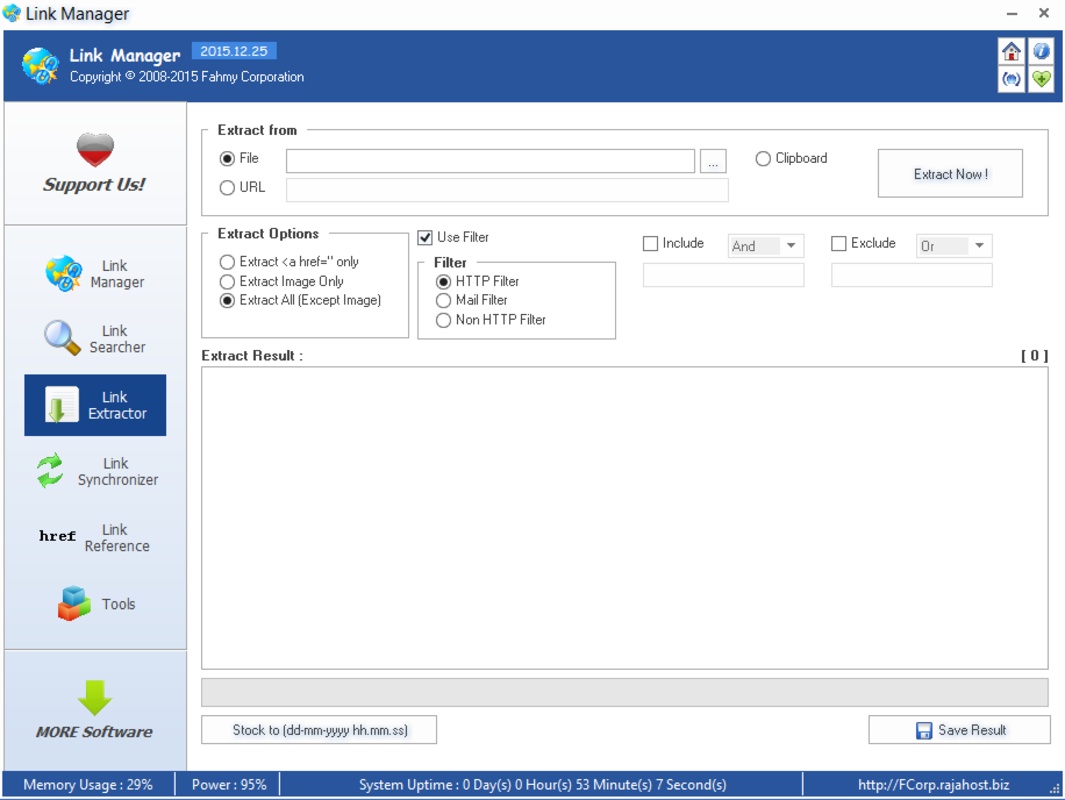 FCorp – Link Manager 2016.8 for Windows Screenshot 4