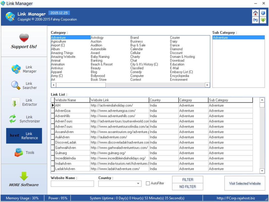 FCorp – Link Manager 2016.8 for Windows Screenshot 6
