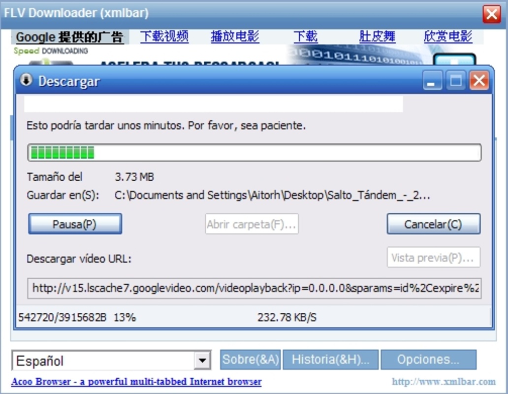 FLV Downloader 7.0 for Windows Screenshot 2