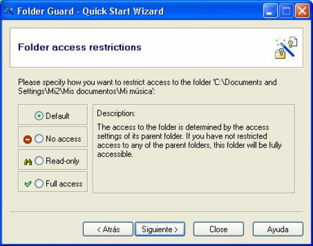 Folder Guard 23.2 for Windows Screenshot 2