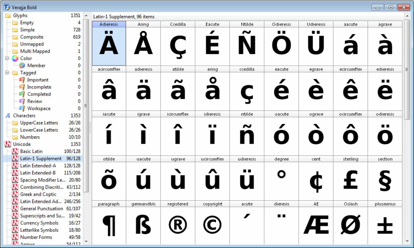 FontCreator 14.0.0.2897 for Windows Screenshot 4