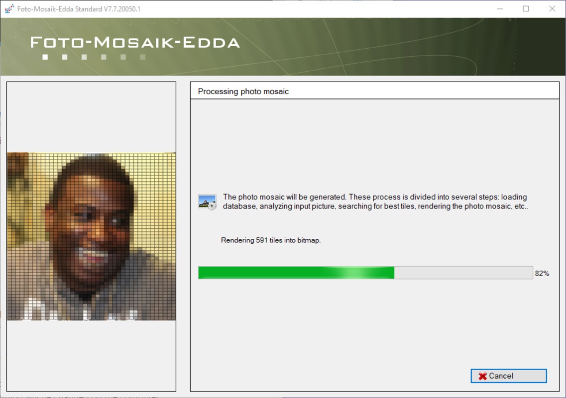 Foto-Mosaik-Edda 7.8.21314.1 for Windows Screenshot 2