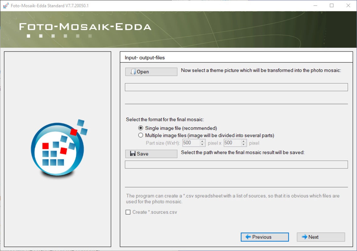 Foto-Mosaik-Edda 7.8.21314.1 for Windows Screenshot 3
