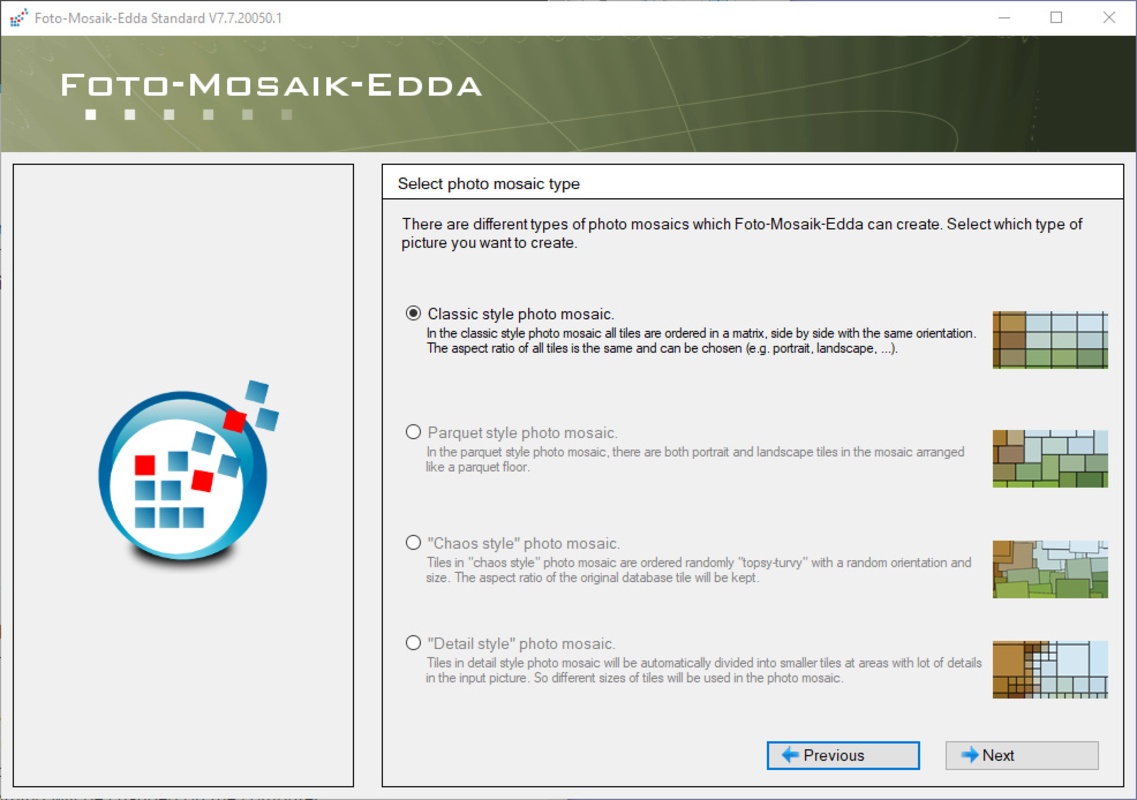 Foto-Mosaik-Edda 7.8.21314.1 for Windows Screenshot 4