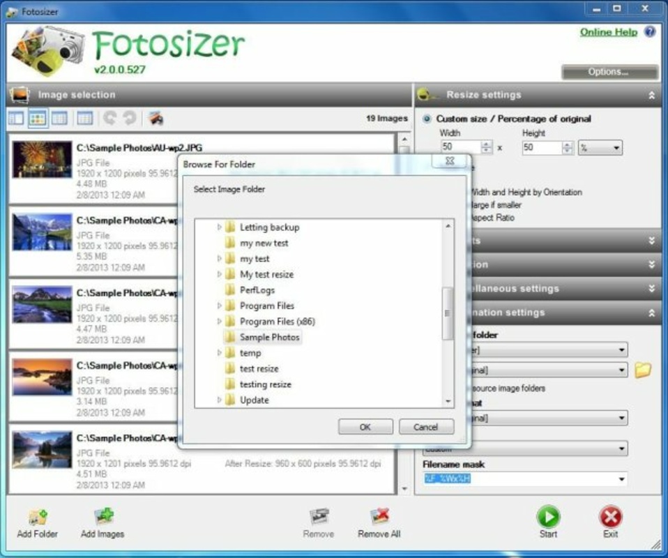 Fotosizer 3.17.2.584 for Windows Screenshot 3